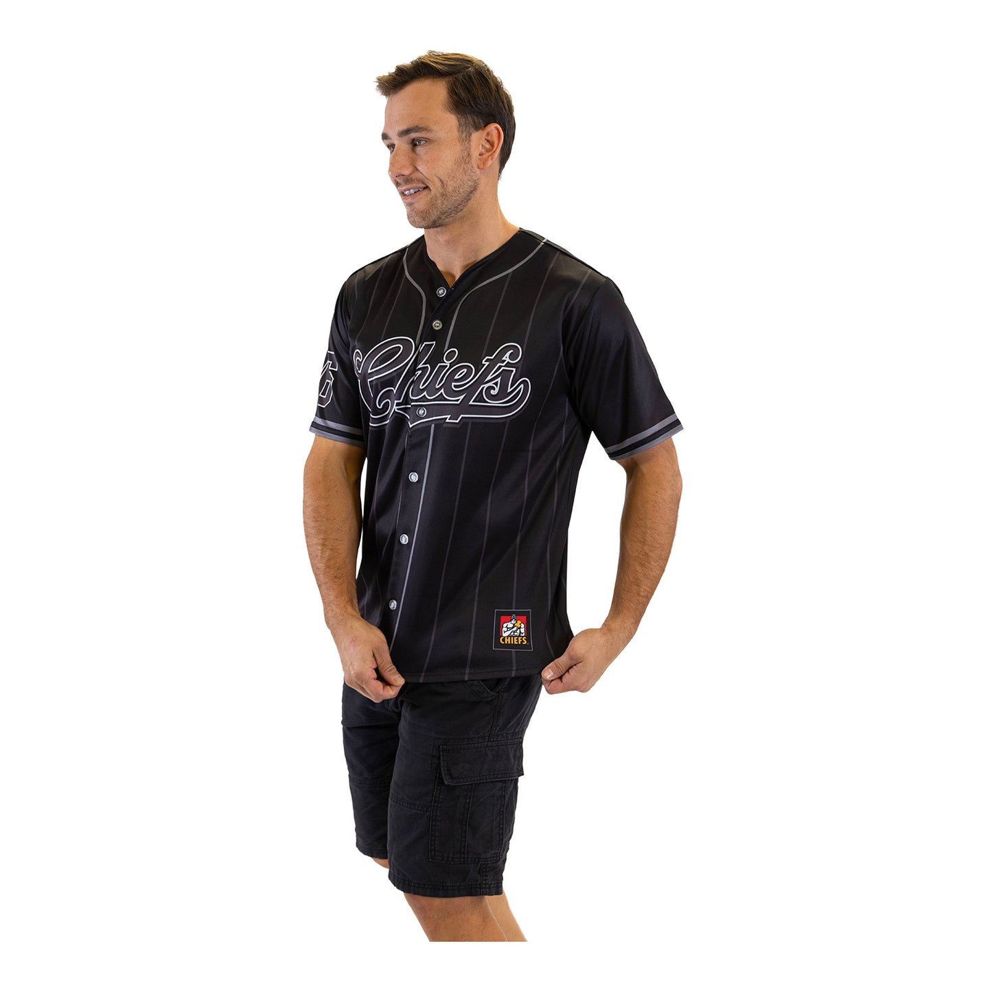 Chiefs Adult Blackout Baseball Shirt