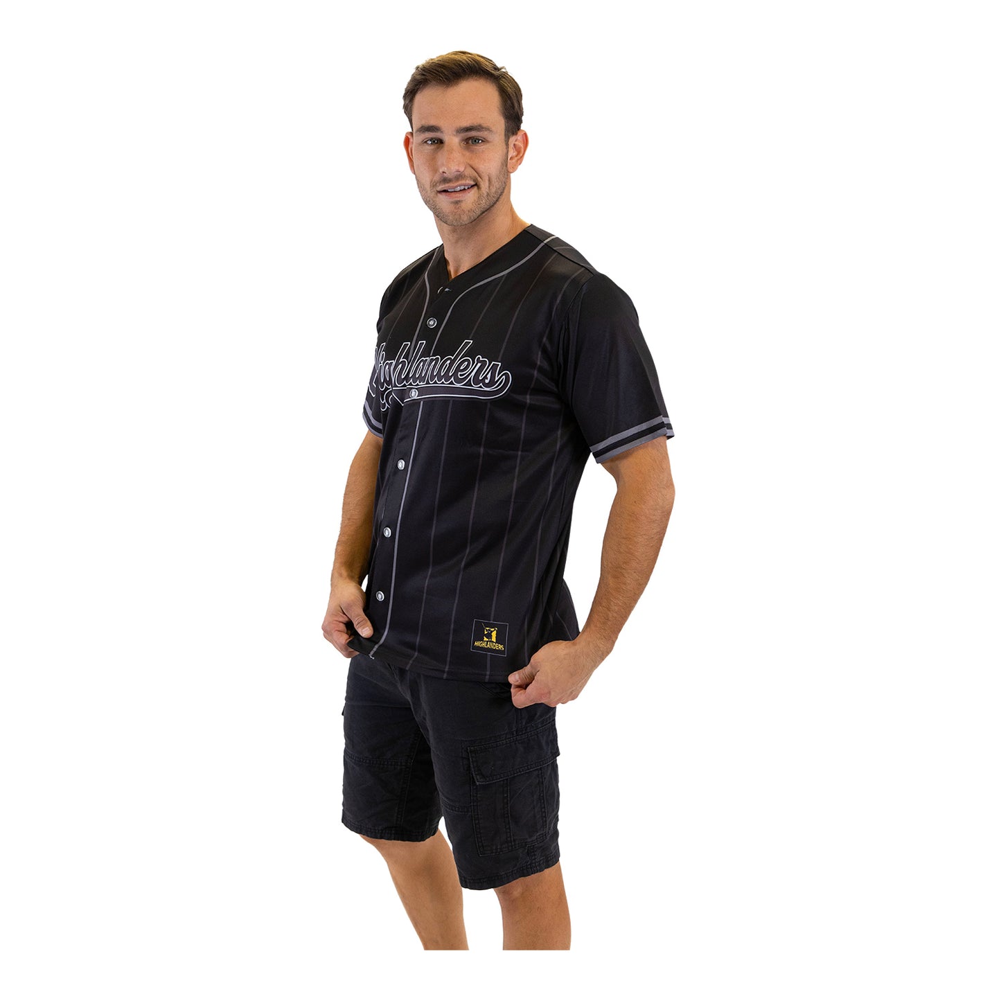 Highlanders Adult Blackout Baseball Shirt