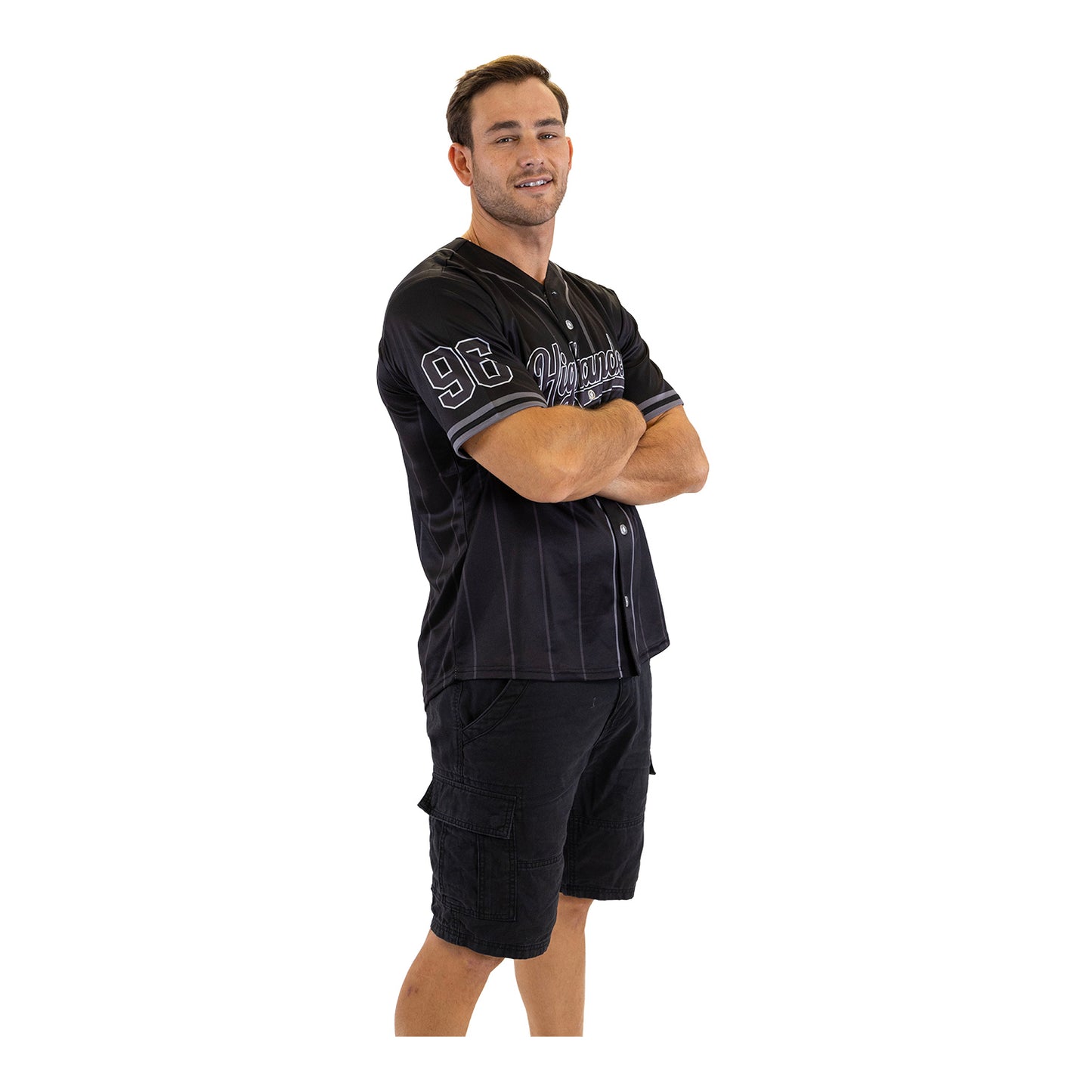 Highlanders Adult Blackout Baseball Shirt