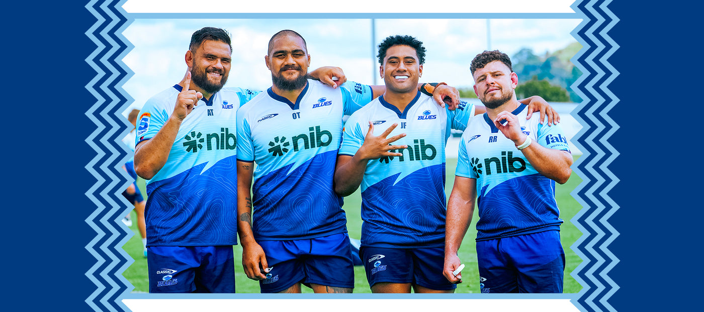 Take your training to the next level in Blues replica training gear.